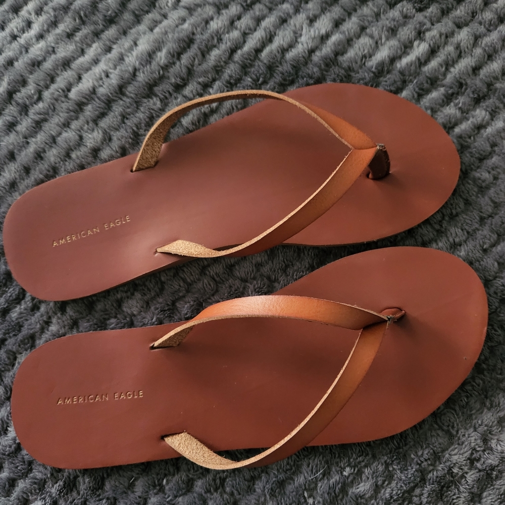 American Eagle leather sandals
